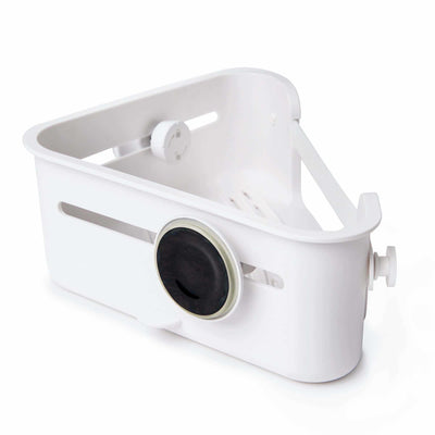 Umbra Flex Gel-Lock Corner Bin , White