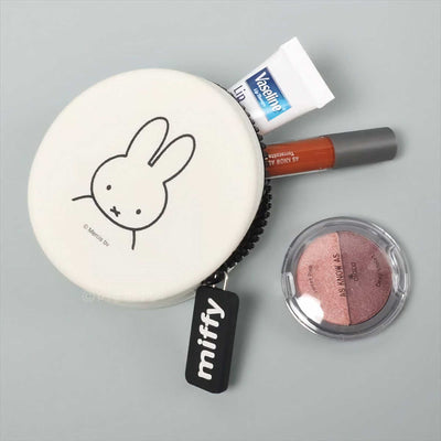 Curun Miffy Round Coin Pouch, White