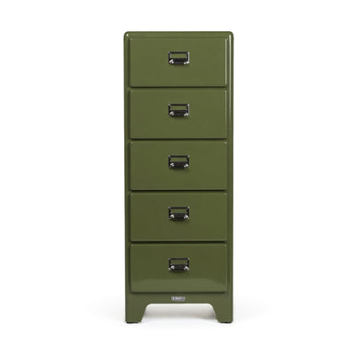 Dulton 5 Drawers Cabinet, olive drab