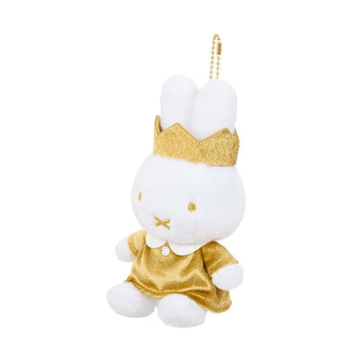 Miffy 70th Year Special Edition gold plush keychain