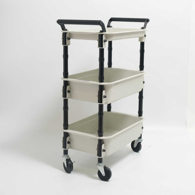 TOYO TWR-4SB steel tool trolley, White