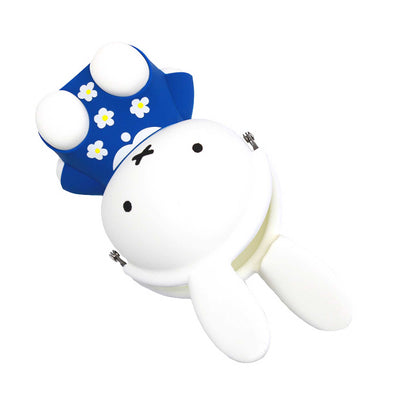 POCHI Miffy silicone pouch, flower blue