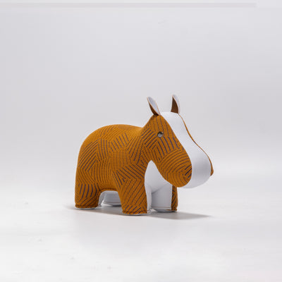refurbished | Zuny bookend, hippo kvadrat razzle dazzle tan