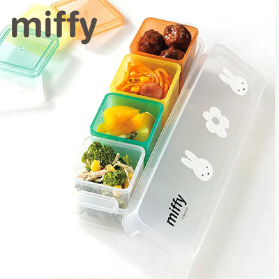 Miffy 4Cube Baby Food Container (100ml x 4)