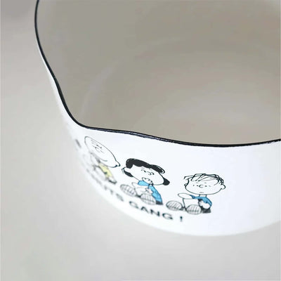 Yutaka Horo x Snoopy enamel one hand pot
