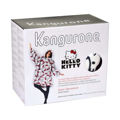 Kanguru Hello Kitty plaid hoodie