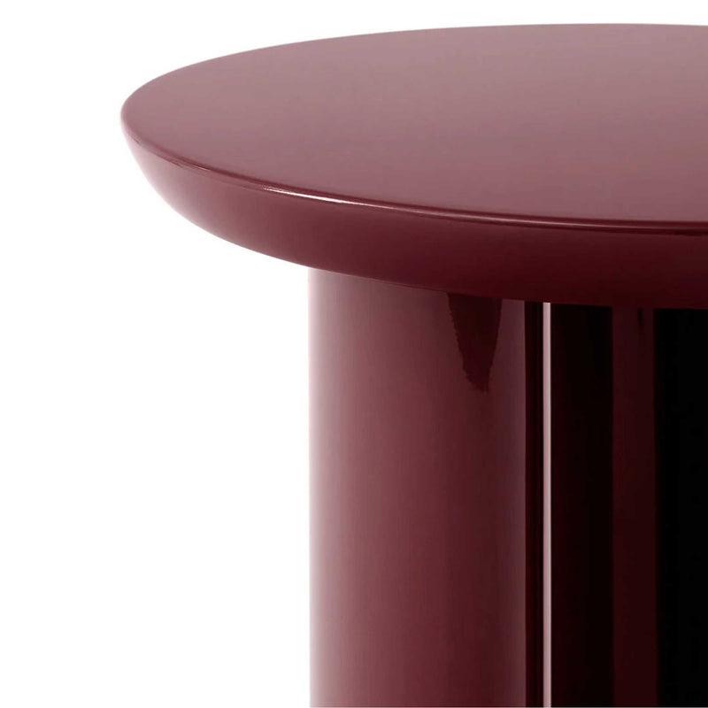 &Tradition Tung JA3 side table, burgundy red