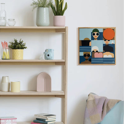 Taquin The Bathers puzzle wall art 48x48