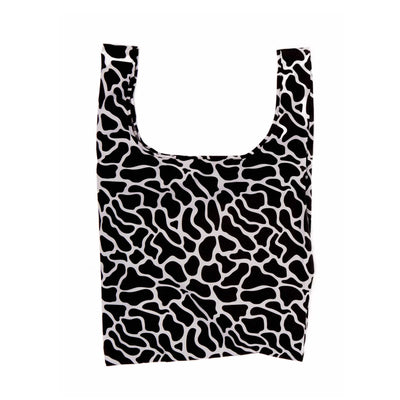 Black & White Ripples Reusable Bag