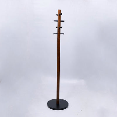 refurbished | Umbra Pillar coat rack, walnut/black
