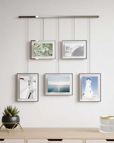 Umbra Exhibit picture frame (set of 5), chrome