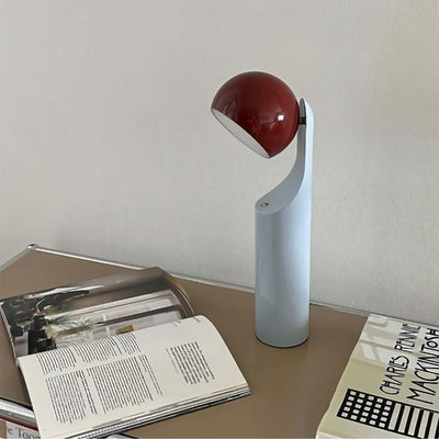 Fine Lumens Mono rechargeable lamp, rust/sky