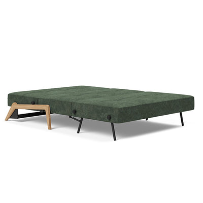 Innovation Living Cubed 140 Wood sofa bed, 281 avella pine green