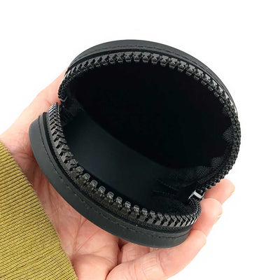 Curun Miffy Round Coin Pouch, Black