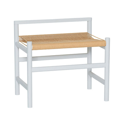 Hubsch Heritage bench small, light grey