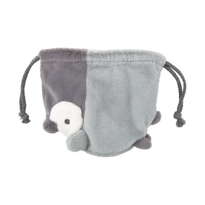 LivHeart Marshmallow drawstring pouch, Penguin