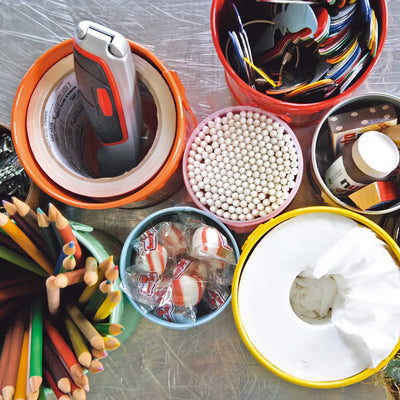 Dulton Micro Garbage Can, Black