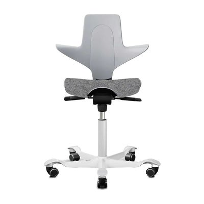 Hag Capisco Puls 8020 fabric, arda grey/white