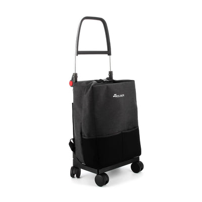 Rolser One Tweed T-Shop shopping cart, Black