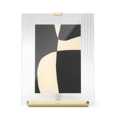 Umbra Flute Picture Frame 5x7", brass