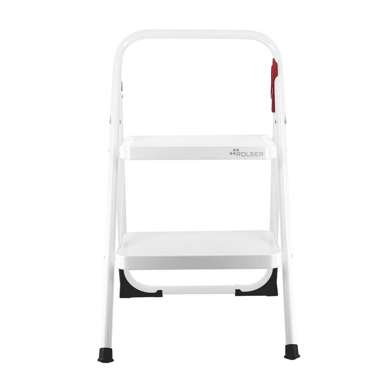 Rolser M10 UNE folding ladder, White