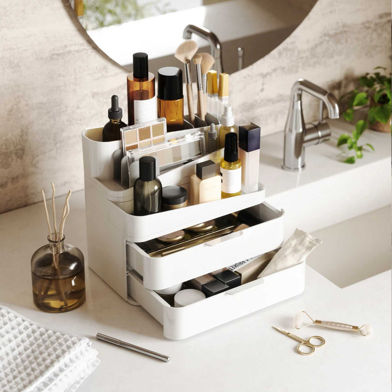 Umbra Glam Large Organizer , White/Grey