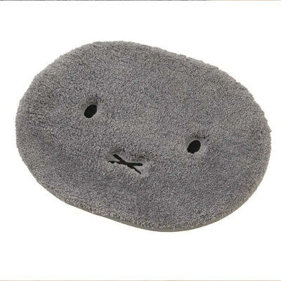 Miffy Face oval bath mat, grey