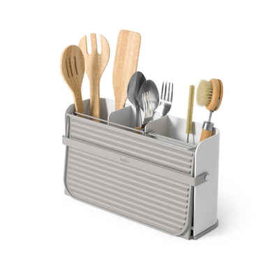 Umbra Sling Dish Rack, white/grey