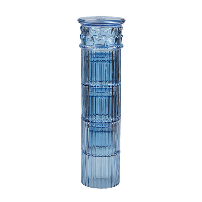 DOIY Athena stackable glass, blue