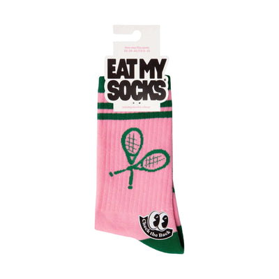 Eat My Socks Tennis flat-pack socks