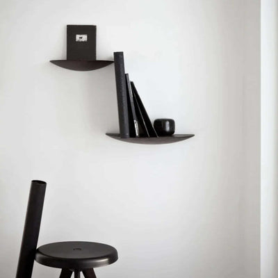 Audo Copenhagen Gridy Fungi shelf large, black oak