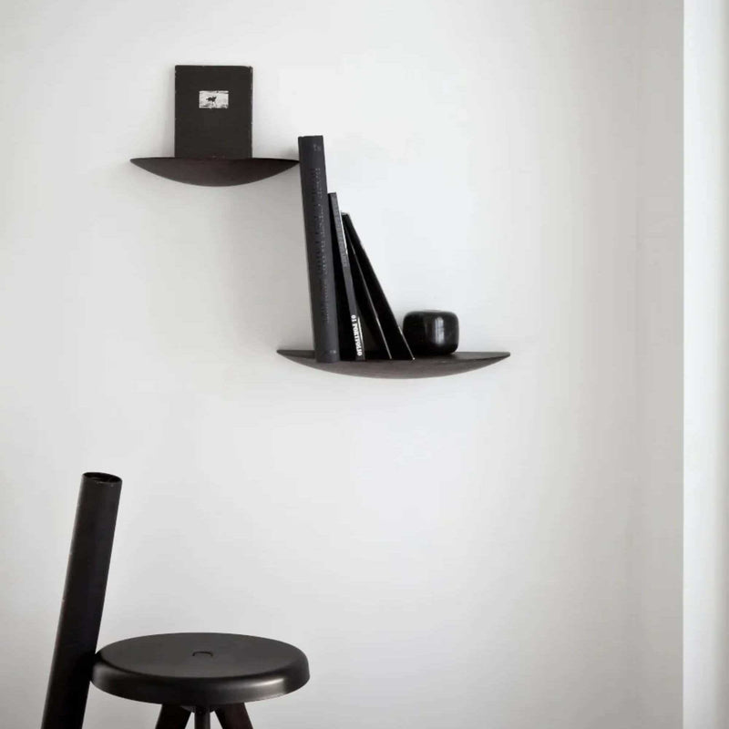 Audo Copenhagen Gridy Fungi shelf large, black oak