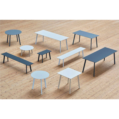 HAY Cph Deux 210 table L140xW75, stone grey/oak