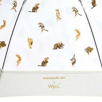 Wpc. Masayuki Oki Hungry Cat umbrella, off white
