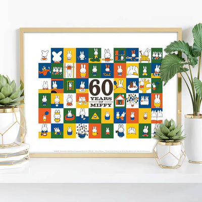 60 Years Of Miffy Premium Art Print