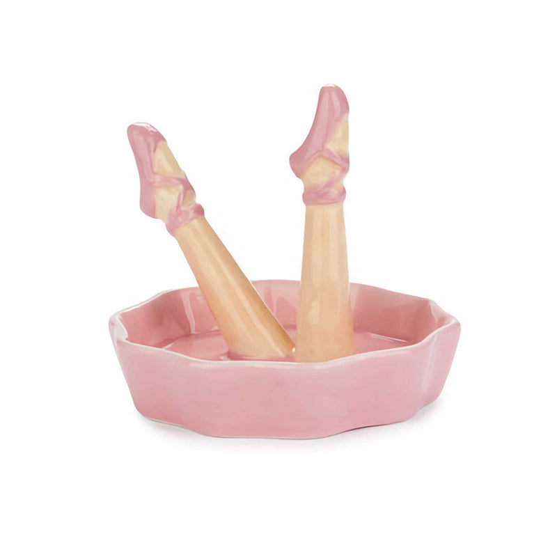 Happy Legs Dance ceramic ring holder