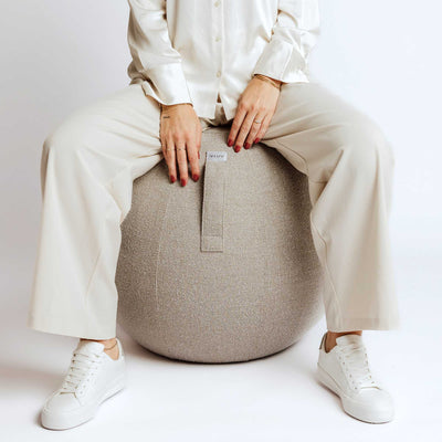 VLUV BOLVair active sitting & yoga ball, linen