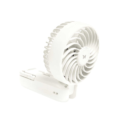 Machino M13 Folding Handheld Fan, Off White