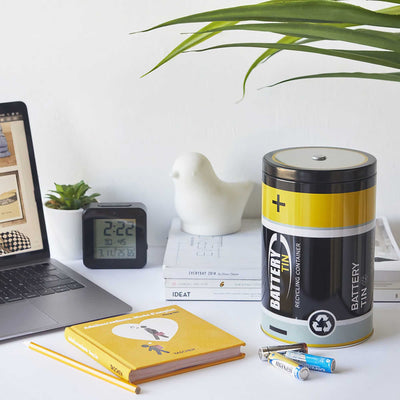 Balvi Waste Batteries tin container