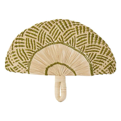 Coro Cora Toquilla hand fan, oilve