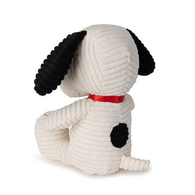 Snoopy Sitting soft toy 19cm, Corduroy cream