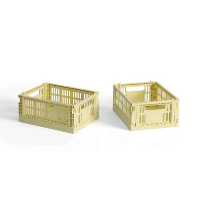 Hay Colour Crate Mini Set of 2, light yellow