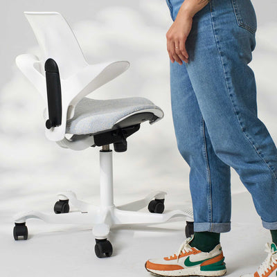 Hag Capisco Puls 8020 fabric, zero white/white