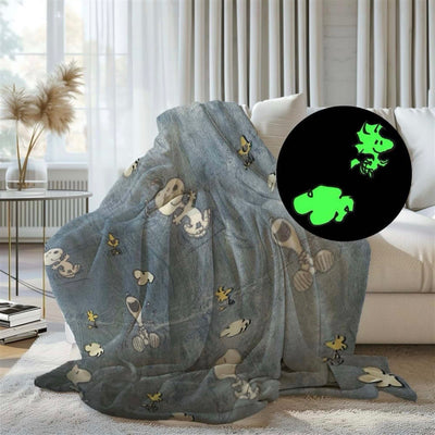 Kanguru Plaid Cuddly blanket, snoopy blue