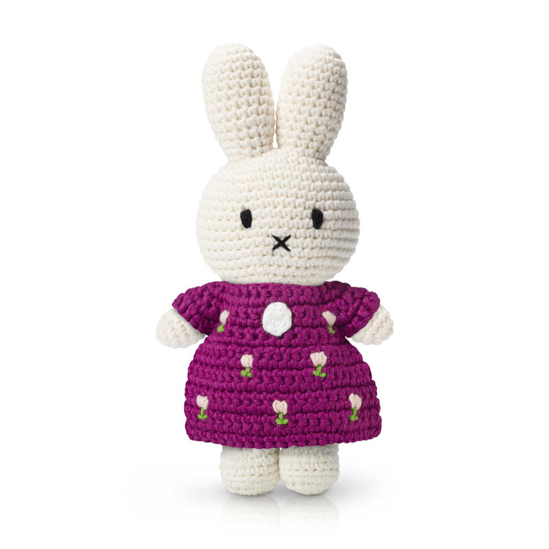 Just Dutch Miffy crochet, Cerise Tulip Dress