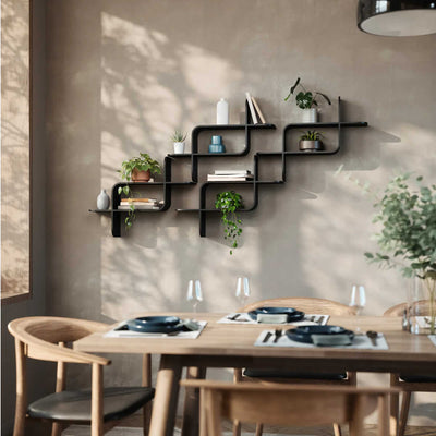 Umbra Montage wall shelf, black