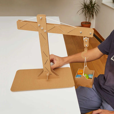 Kikkerland Newton's Lab Pulley Crane Kit