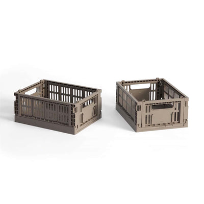 Hay Colour Crate Mini Set of 2, warm gery