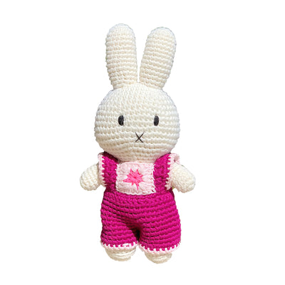 Just Dutch Miffy crochet, Cerise Jumpsuit