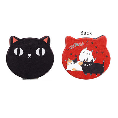 Neko Sankyodai Cat-shaped Mirror, Kuro